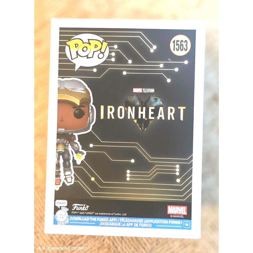 Funko Pop! Marvel Television Ironheart Model 4 #1563 Vinyl Bobblehead - Picture 3 of 6